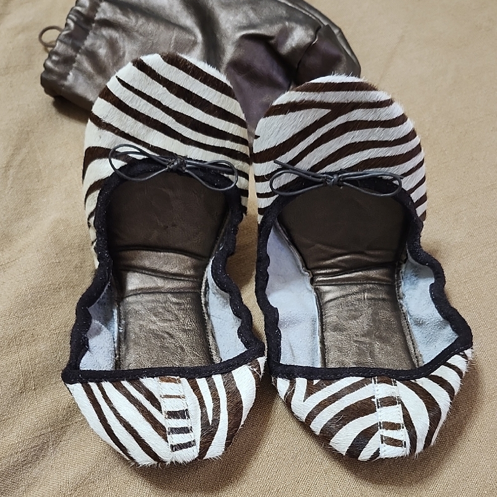 Zebra Print Women's Ballet Flats